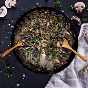 Ciulama cremoasă de ciuperci, la oală - 1,5 kg