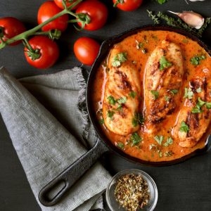 Ostropel de pui cu usturoi, la oală - 1 kg