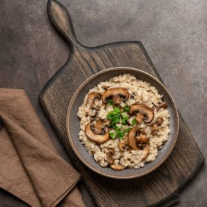 Pilaf de legume cu ciuperci sotate, la oală - 2 kg