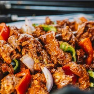 Frigarui de pui la grill