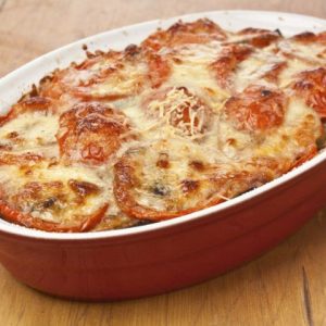 Musaca de vinete cu carne de porc si vita - 1,8 kg