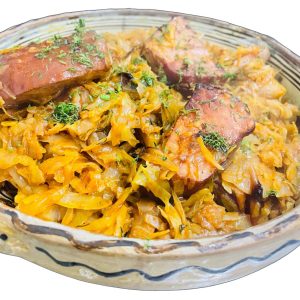 Varza calita cu ciolan afumat, la oala - 1,5 kg